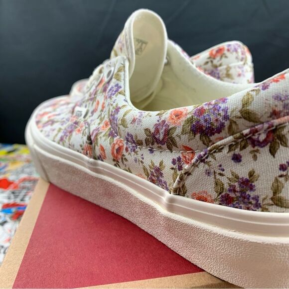 Vans Era Vintage Floral White Women's Various Sizes - Picture 8 of 13
